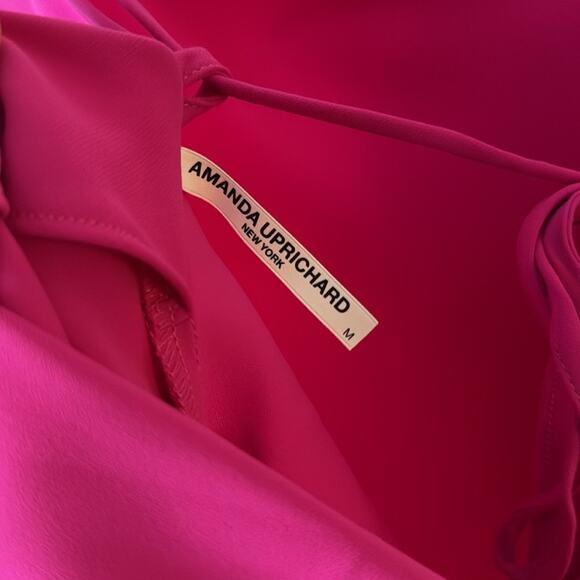 Amanda Uprichard Janet Dress Hot Pink size medium - Picture 4 of 9